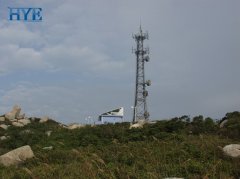 Wanshan island, Zhuhai, wind turbine telecommunication base