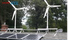 US wind & solar hybrid residential system project in 200